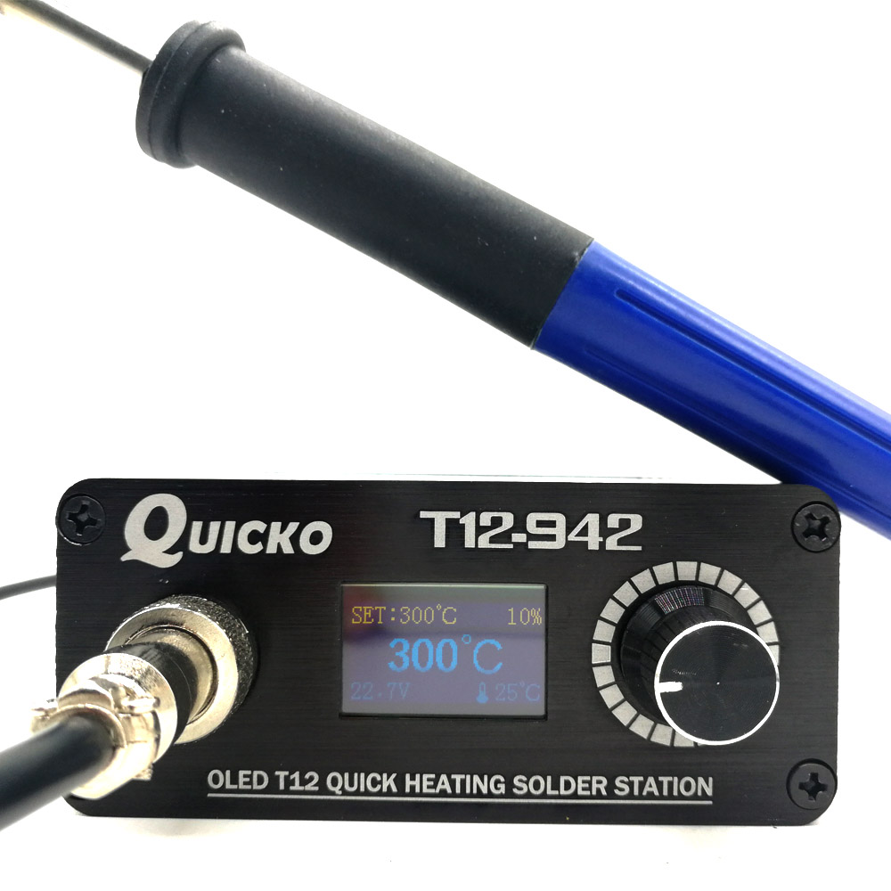 T12 Soldering Station Oled - QUICKO MINI T12 STC OLED цифровая