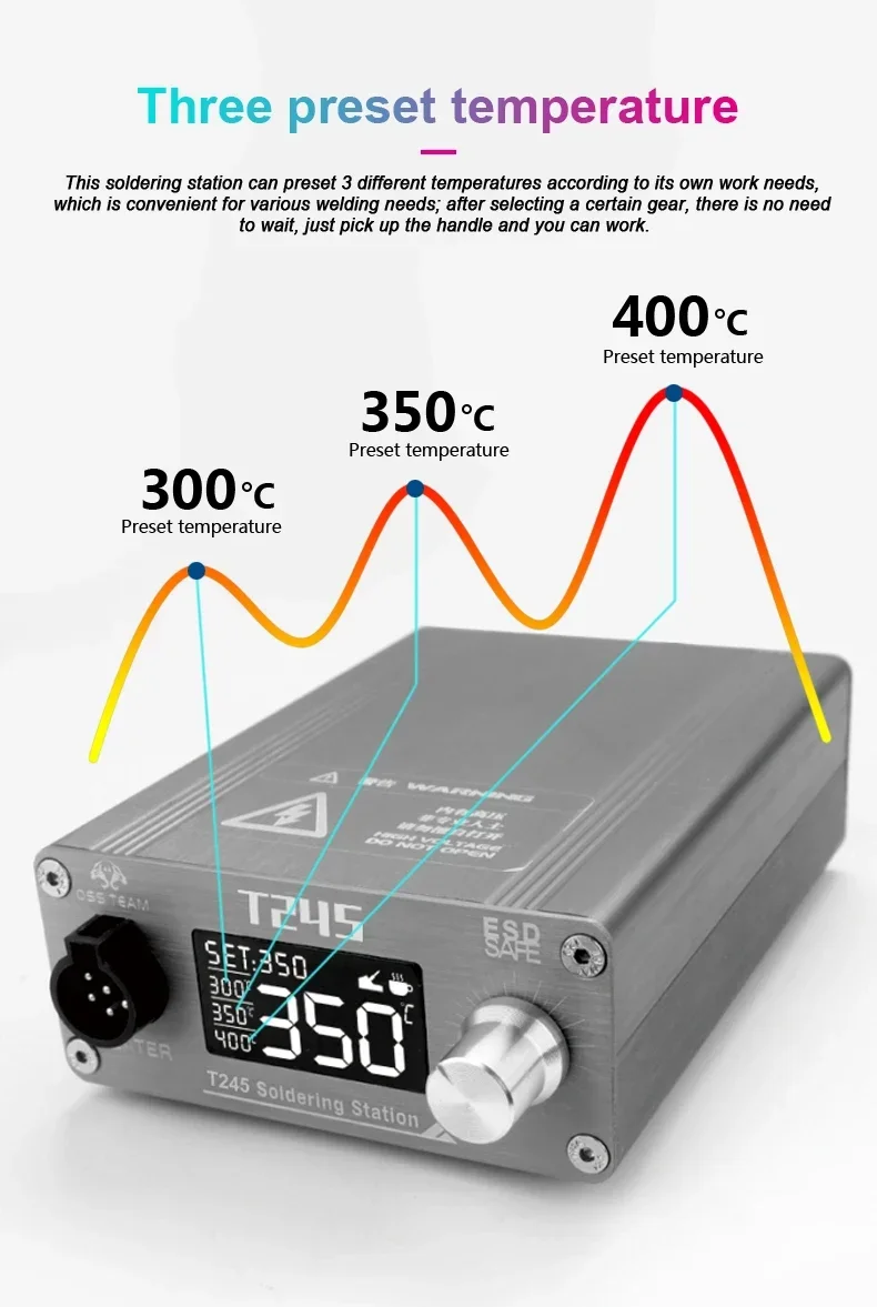 Паяльная станция OSS T245, 130 – обзор и цена C245 Soldering Station 130W