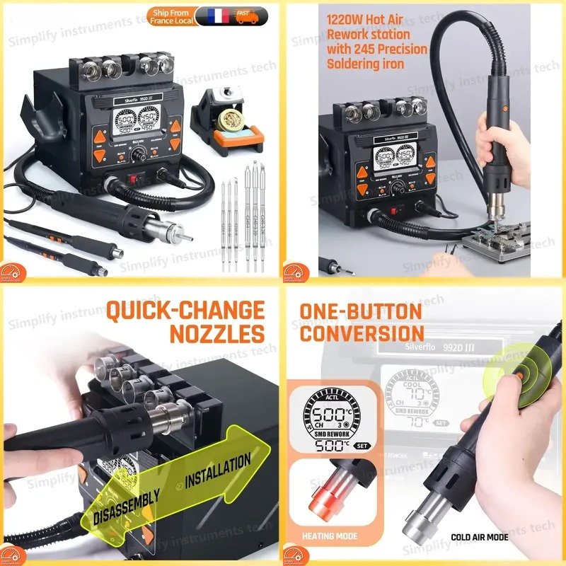 Паяльная станция Silverflo 992 – обзор и цена C210 Precision Soldering Station