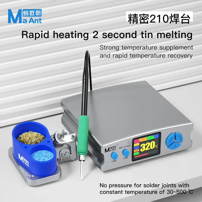 MaAnt HT-C210 Точная паяльная  – обзор и цена C210 Precision Soldering Station