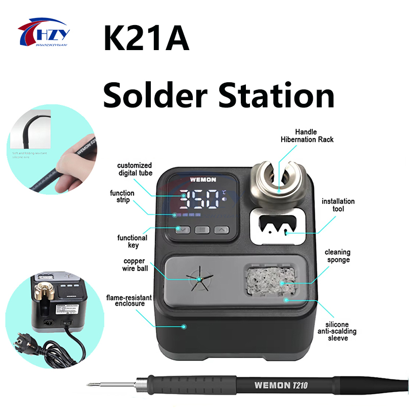 Паяльная станция WEMON K21A T2 – обзор и цена C210 Precision Soldering Station